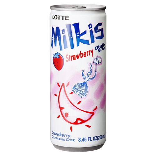 Lotte Milkis Strawberry Drink 