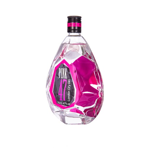 Pink 47 Diamond Crystal Clear London Dry Gin 