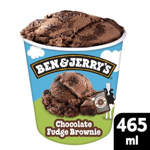 Ben & Jerry's Non Dairy Chocolate Fudge Brownie Vegan Ice Cream Tub