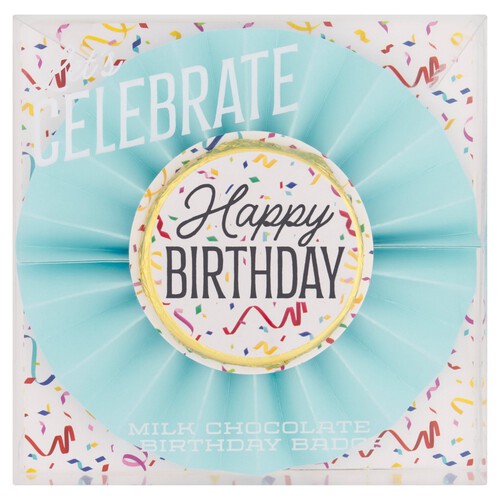 Morrisons Chocolate Birthday Badge