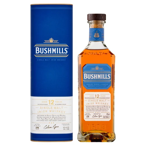 Bushmills 12 Year Old Single Malt Irish Whiskey