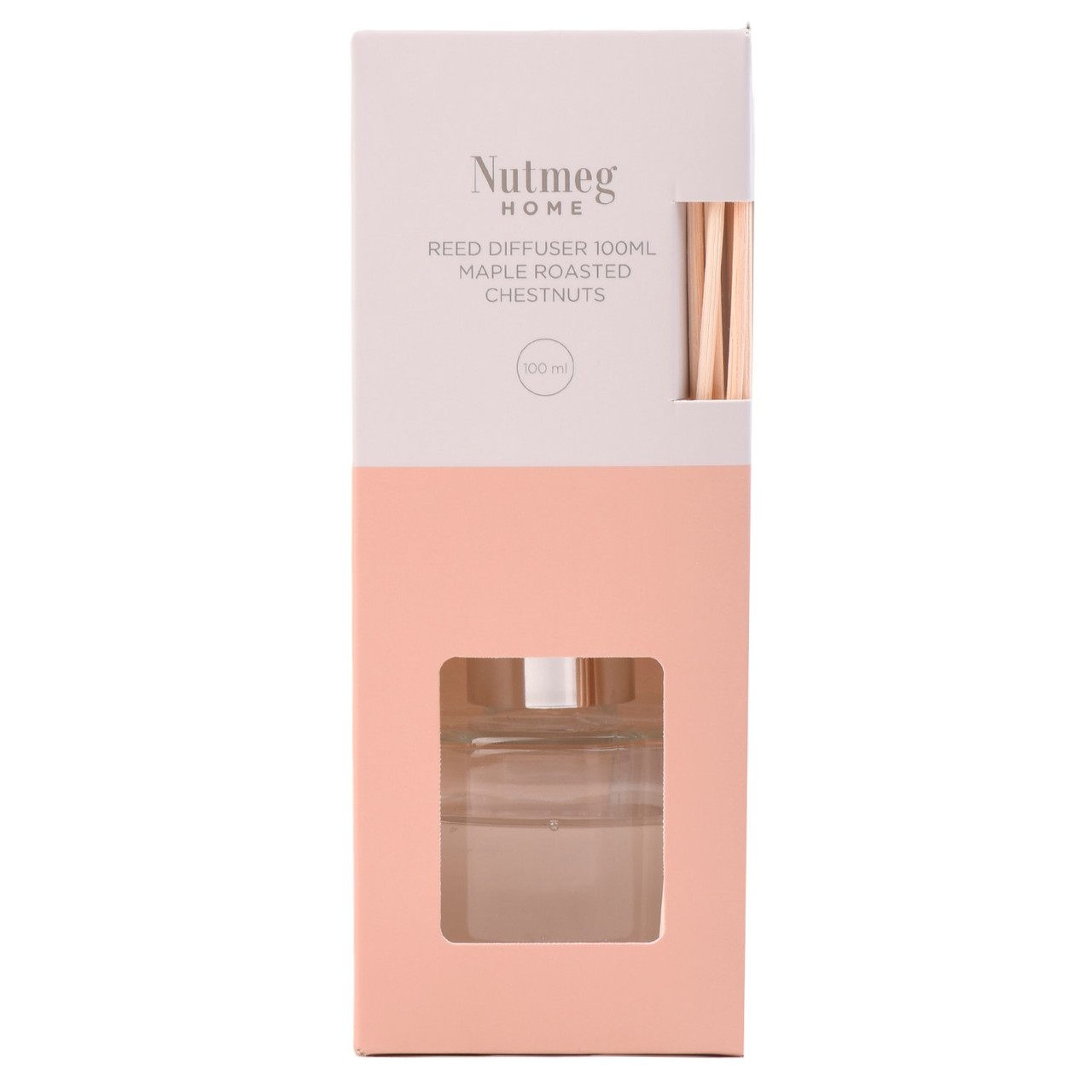 Nutmeg Home Reed Diffuser 100Ml Maple Roasted Chestnuts