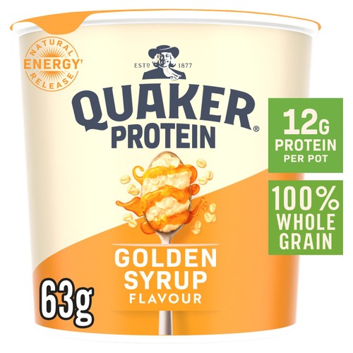 Quaker Oat So Simple Protein Golden Syrup Porridge Pot