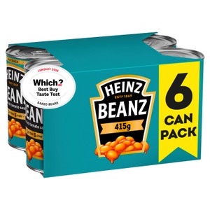 Heinz No Added Sugar Baked Beans in a Rich Tomato Sauce 6 x 415g