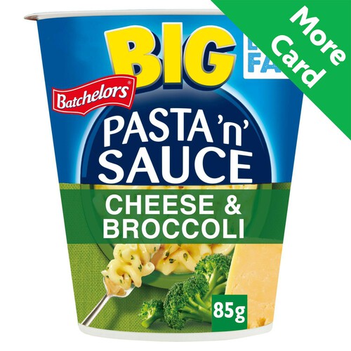 Batchelors Big Pasta N Sauce Cheese & Broccoli 