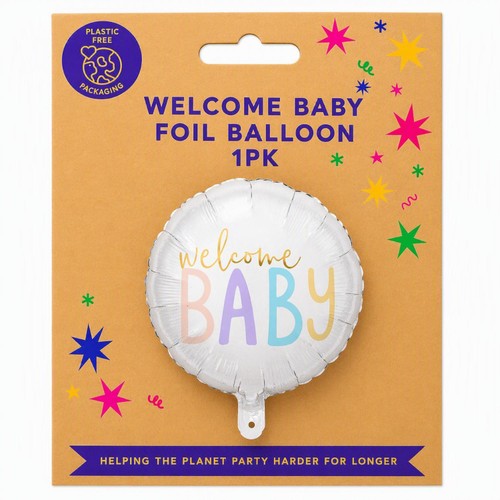 Mad Party Hello Baby Foil Balloon