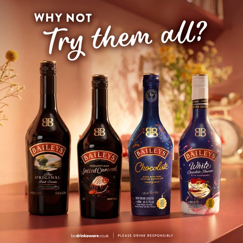 Baileys White Chocolate With Raspberry 