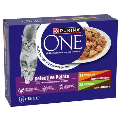 Purina ONE Adult Wet Cat Food Selective Palate