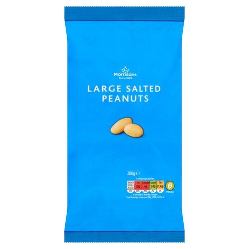 Morrisons Large Salted Peanuts 