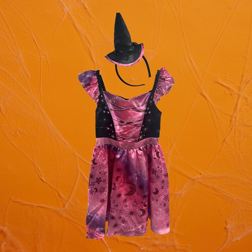 Morrisons Halloween Witch Costume Age 9 to 10 years