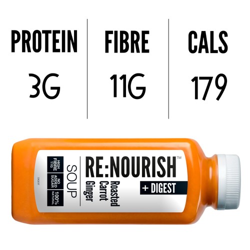 RENOURISH +Digest - Roasted Carrot & Ginger Soup 500g