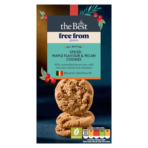 Morrisons The Best Spiced Maple & Pecan Cookies 200g
