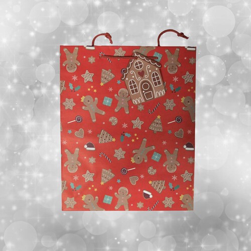 Morrisons Gingerbread Gift Bag Large