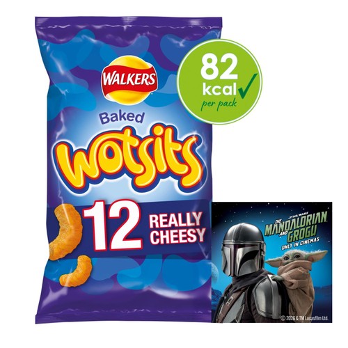 Walkers Wotsits Really Cheesy Multipack Snacks Crisps