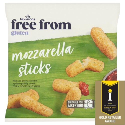 Morrisons Free From Mozzarella Sticks 