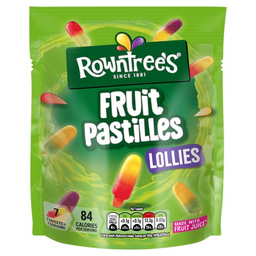 Rowntree's Fruit Pastilles Lollies Pouch 