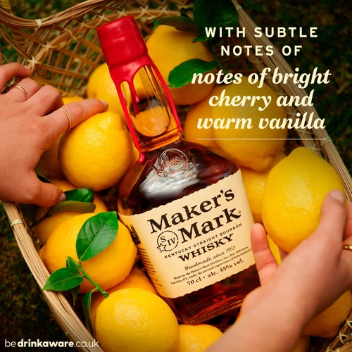 Maker's Mark Kentucky Straight Bourbon Whisky 70CL