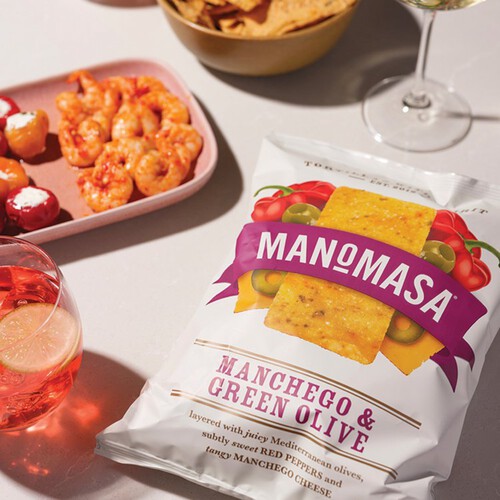 Manomasa Manchego & Green Olive Sharing Tortilla Chips