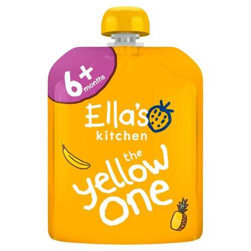 Ella's Kitchen The Yellow One Smoothie Multipack Baby Food Pouch 6+ Months