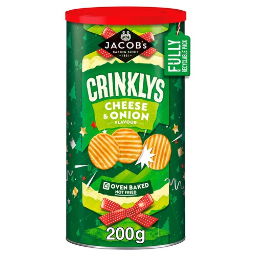 Jacob's Crinklys Cheese & Onion Caddy 