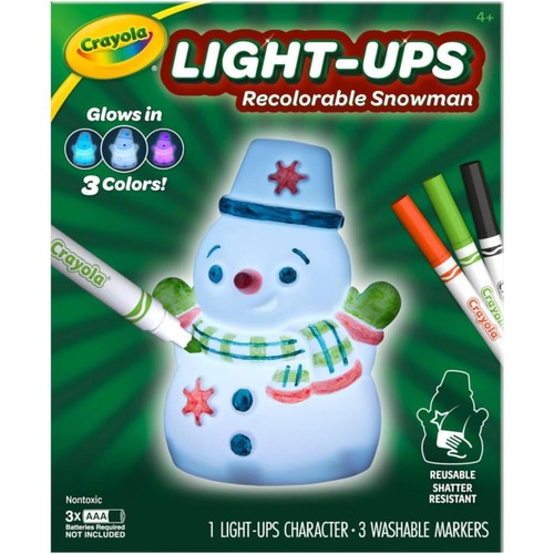 Crayola Light-Ups Recolorable Snowman