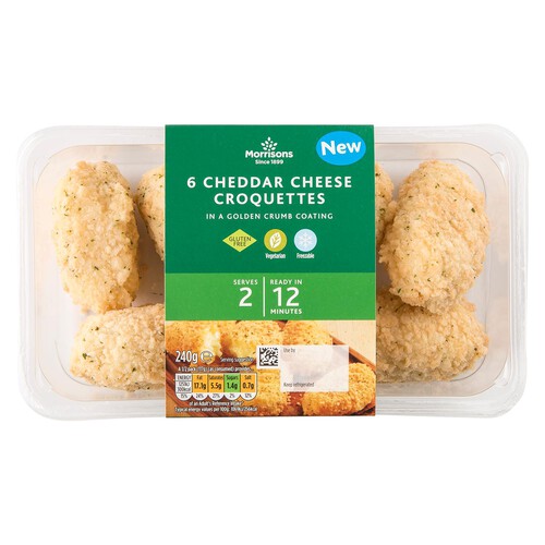 Morrisons Cheddar Cheese Croquette Melts 