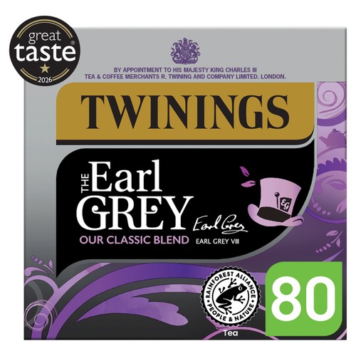 Twinings Earl Grey 80 Tea Bags