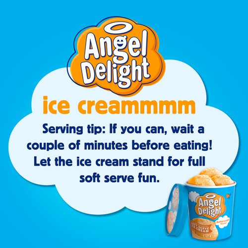 Angel Delight Butterscotch Soft Serve Ice Cream Tub