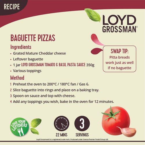 Loyd Grossman Tomato & Basil Pasta Sauce