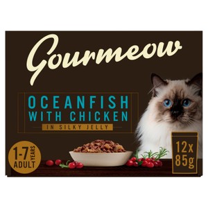 Morrisons Premium Adult Cat Pouch Oceanfish With Chicken In Jelly