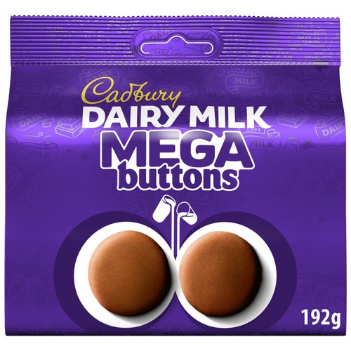 Cadbury Dairy Milk Mega Buttons Chocolate Large Sharing Bag