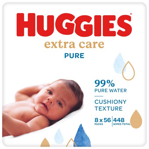 Huggies Pure Extra Care Baby Wipes