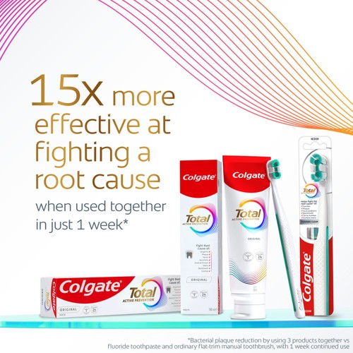 Colgate Total Foaming Clean Medium Manual Toothbrush
