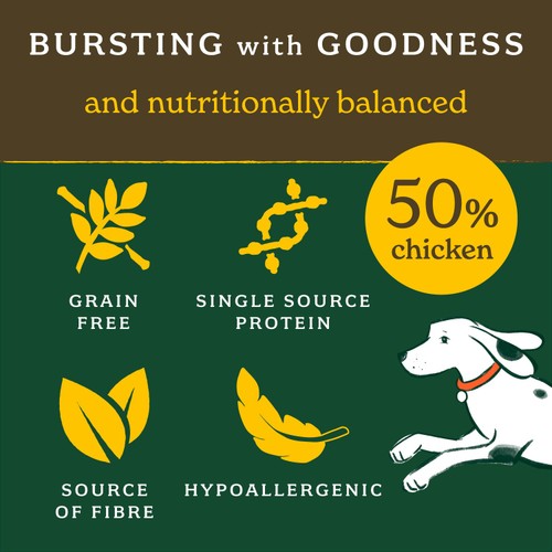Forthglade Natural Dry Dog Lightly Baked Chicken With Sweet Potato