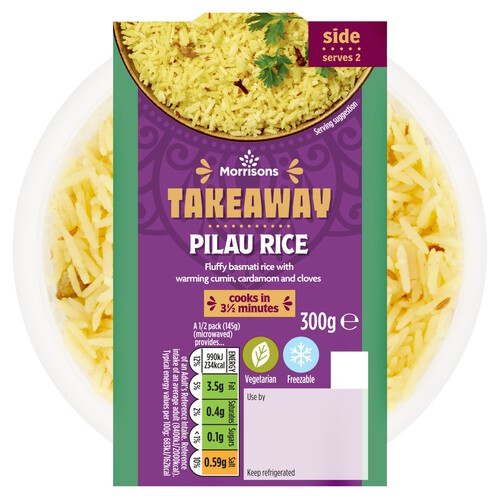 Morrisons Takeaway Indian Pilau Rice