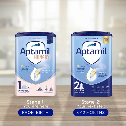 Aptamil Hungry First Infant Baby Milk Formula Powder from Birth