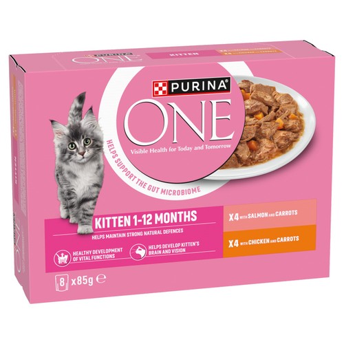 Purina One Kitten 1-12 Months 8 x 85g (680g)