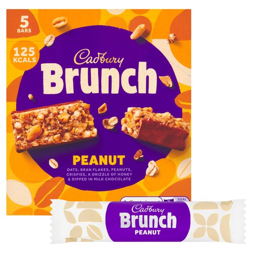 Cadbury Brunch Peanut Cereal Bars 