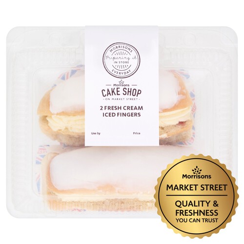 Market Street Fresh Cream White Iced Fingers