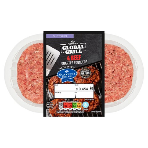 Morrisons Scotch Beef Burgers 