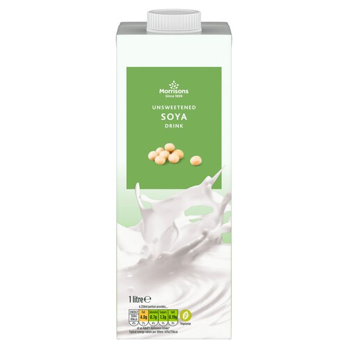 Morrisons Long Life Unsweetened Soya Drink