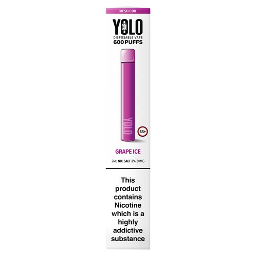 Yolo Bar Grape Ice 20mg