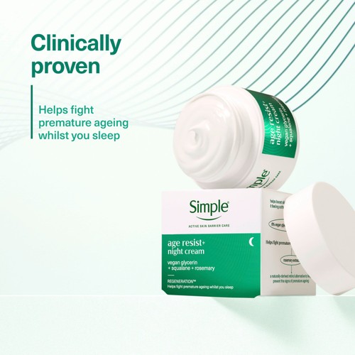 Simple Face Cream Age Resist+ Night 50ml