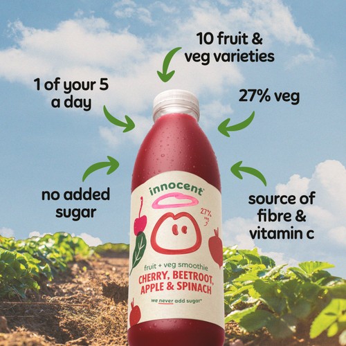 Innocent Cherry, Beetroot, Apple & Spinach Smoothie 750ml