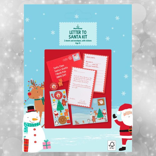 Morrisons Letter To Santa Kit