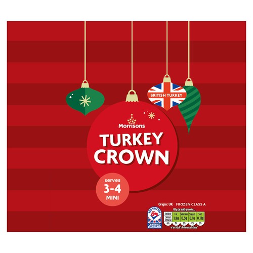 Morrisons Frozen Mini Turkey Crown 1-1.49 Kg