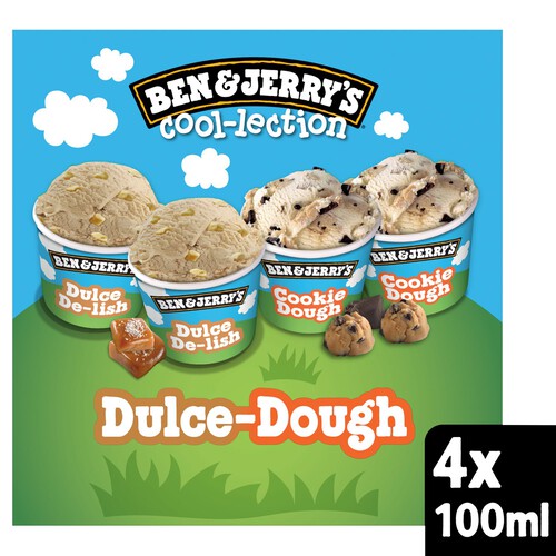 Ben & Jerry's Dulce-Dough Cool-lection Ice Cream Mini Cup Multipack