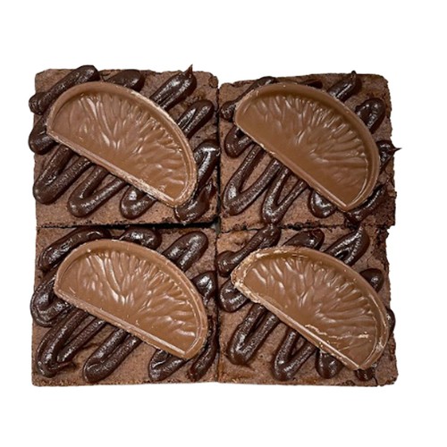 Morrisons Chocolate and Orange Brownie 4 Pack
