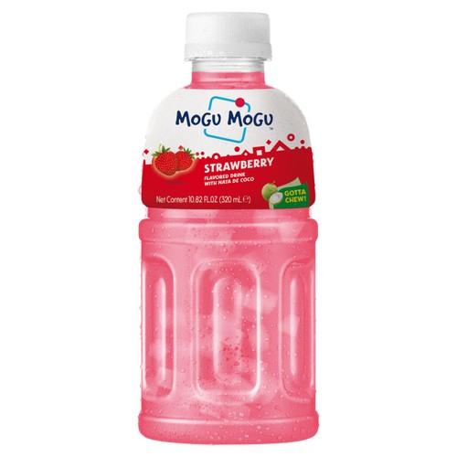 Mogu Mogu Nata De Coco Drink Strawberry Flavour 