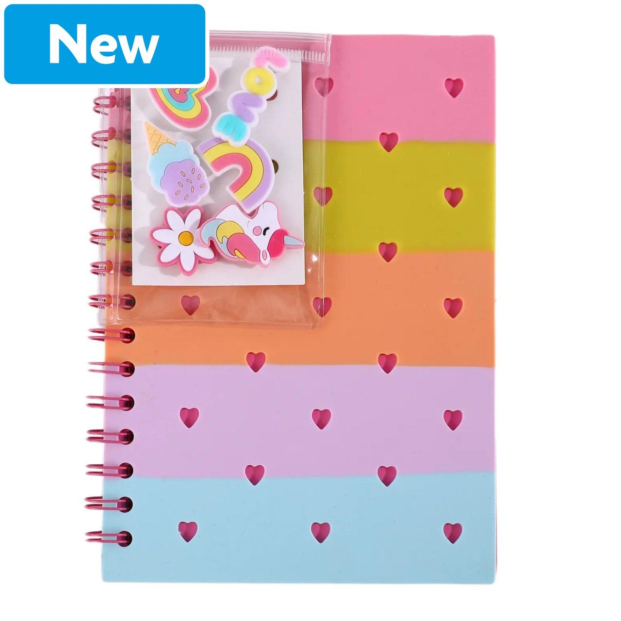 Nutmeg A5 Notebook With Charms